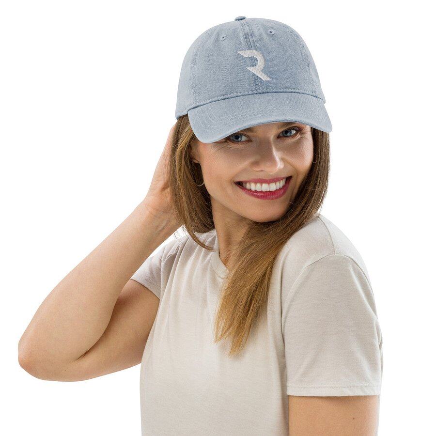 Snow R — Denim Dad Cap