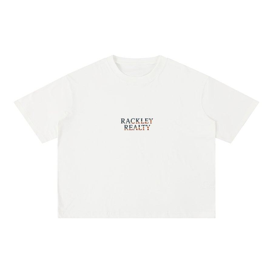 Welcome Home — White Mineral Wash Boxy Tee
