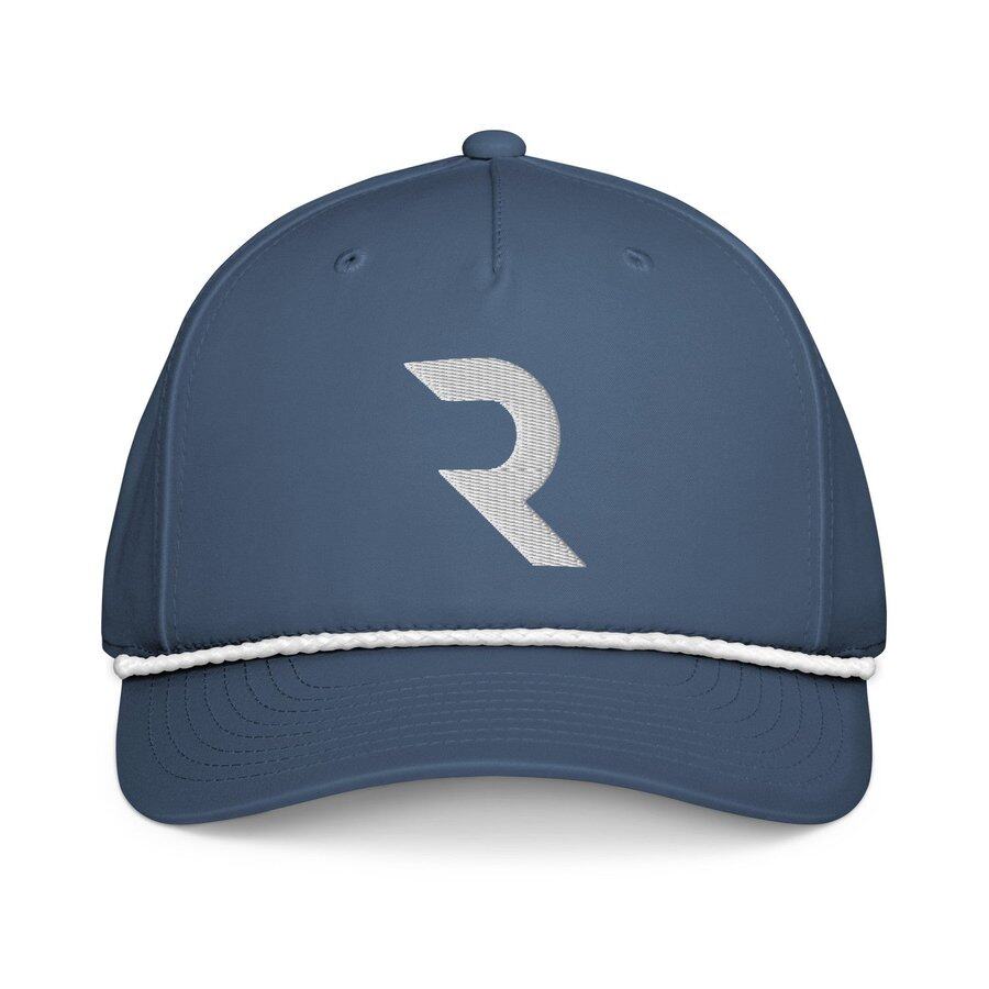 Rackley White on Blue — Rope Cap