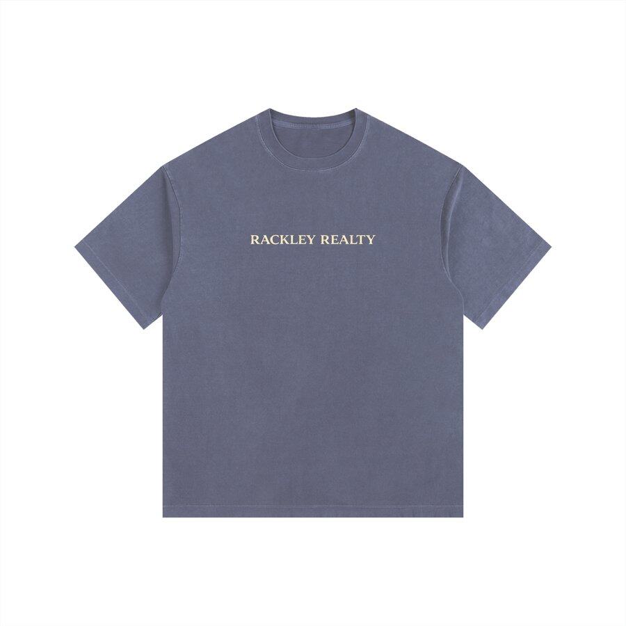 Vintage Wash Navy — Oversized Tee
